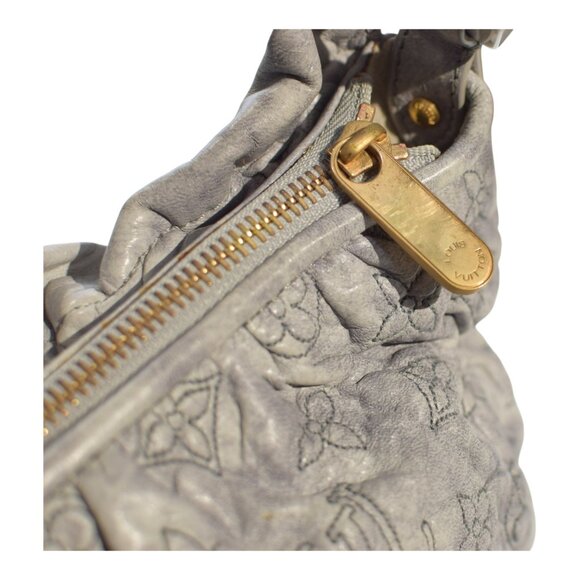 Louis Vuitton Monogram Olympe Nimbus M95474 Gray Leather Shoulder Bag Handbag - Picture 13 of 16